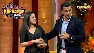 Ronit Roy ने Kappu Ki Biwi को की quotKissiquot  The Kapil Sharma Show S 2  Kappu Ki Biwi Bindu [upl. by Kristie]