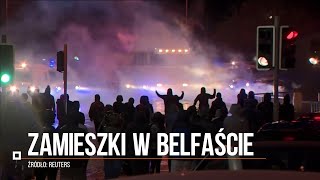 Irlandia Północna Kolejny dzień zamieszek w Belfaście [upl. by Eckart]