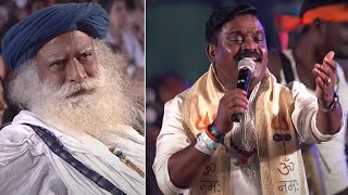 Singer Velmurugan Best Performance Tamil Folk Songs  Maha ShivRatri 2023  Isha Yoga Center [upl. by Gearard668]