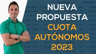 Nueva propuesta CUOTA AUTÓNOMOS 2023  Comparativa con otros países [upl. by Merwin]