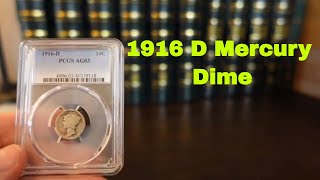 A 1916 D Mercury Dime and 2016 Gold Commemorative to complete my collection [upl. by Kola]