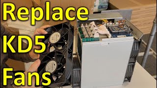 How to Replace Exhaust Fan on Goldshell KD5 ASIC Miner [upl. by Louanna]