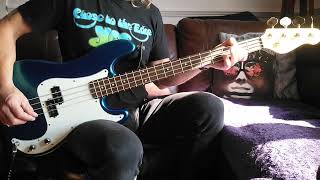 Saltcoats man plays quotDelivering The Goodsquot by Juads Priest Bass cover judaspriest basscover [upl. by Ayaj]