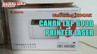 Unboxing Canon LBP 6030 Laser Printer  Hebooh [upl. by Akimyt]