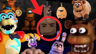 Rechazados sociales jugando FNAF en Roblox otra vez [upl. by Vaden]