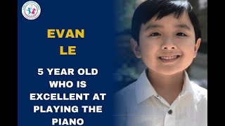 Meet Evan Le a 9YearOld Incredible Pianist from California  Child Prodigy  GCP Awards [upl. by Watson645]