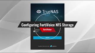 Configuring FortiVoice NFS Storage  FortiVoice [upl. by Brunhilde]