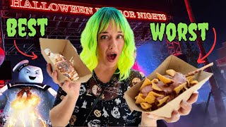 Halloween Horror Nights 2024  The WORST Food amp BEST Houses At Universal Orlando [upl. by Gunner]