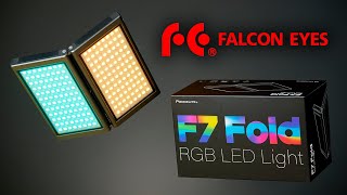 FalconEyes F7 Fold RGB LED Pocket Light [upl. by Klos]