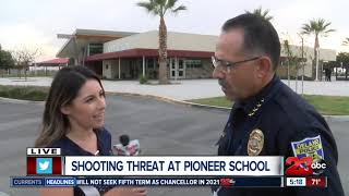 Shooting threat at Pioneer School in Delano [upl. by Alikam]