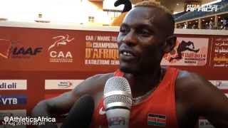 African Athletics Championships  Marrakech 2014  Caleb Nwangangi Ndiku Kenya Mens 5000m GOLD [upl. by Sommers]