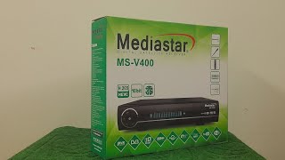 Mediastar MSV400 10BiT Satellite Receiver l VFD l LAN Port l ALi Chip l 20K Channel l Review l Eng [upl. by Atahs875]