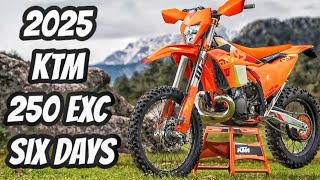 NEW 2025 KTM 250 EXC SIX DAYS NEW GRAPHIC [upl. by Labotsirhc356]