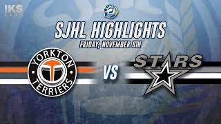 HIGHLIGHTS Yorkton Terriers  Battlefords North Stars Nov 8 2024 [upl. by Okika]