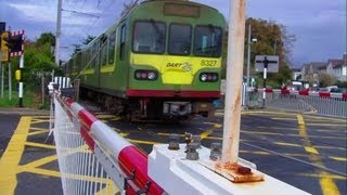 Level crossing at Merrion gates Dublin [upl. by Pressman]