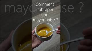 Comment réussir sa mayonnaise à coup sûr  Comment rattraper une mayonnaise [upl. by Nnave]