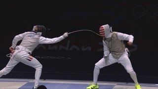 Germany win Bronze in Mens Fencing Team Foil  London 2012 Olympics [upl. by Vas]