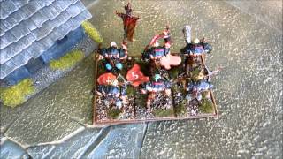 Mantic Games  Kings of War  Ogres vs Orcs  Battle Report  Spielbericht 22  Phantasos Studio [upl. by Oznerol]