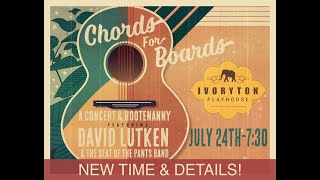 David Lutken invites you to come to the Ivoryton Playhouse cabaret and hootenanny Monday July 24th [upl. by Grantley]