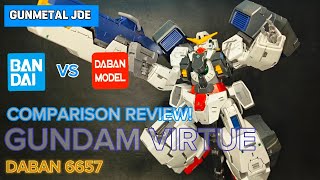 DABAN 6657 VS BANDAI GUNDAM VIRTUE COMPARISON REVIEW PART 2 gunpla daban plamo [upl. by Jocelin]