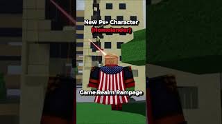 PS Homelander for Realm Rampage roblox saitamabattlegrounds robloxedit jujutsushenanigans fyp [upl. by Nylknarf]