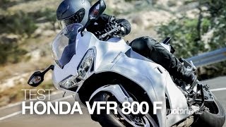 TEST  HONDA VFR 800 F 2014 [upl. by Sawyere800]