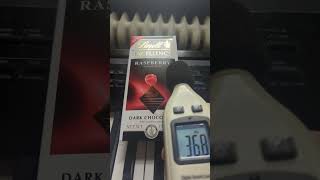 Whats the decibels of Lindt Raspberry dark chocolate [upl. by Malinde]