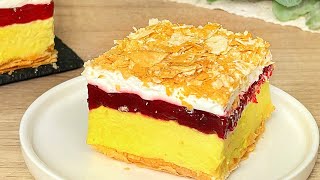 Französische Sahnetorte die leckerste die ich je gegessen habe Schmeckt einfach nur gut [upl. by Donaghue392]