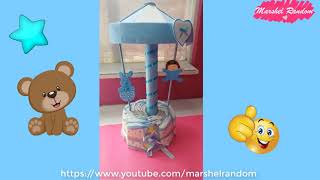 DECORACIÓN CENTRO DE MESA BABY SHOWER DIY MANUALIDADES [upl. by Harriott]