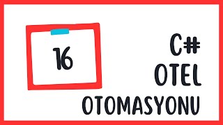 KİŞİ KAYIT FORMU TASARLAMA  4 C OTEL OTOMASYONU [upl. by Graeme]