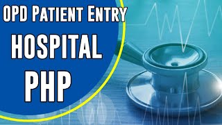 hospital opd management software free download  patient data entry software  patient entry [upl. by Yahsan]