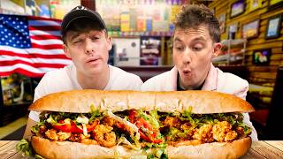 Two Brits try the most famous sandwich in New Orleans [upl. by Petrine]