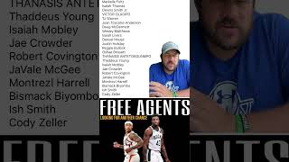 NBA free agents still looking for a home greensreen nba ￼ [upl. by Imogene541]