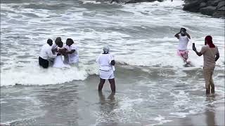 Far Rockaway Queens NY Beach 84 2024 Water Baptism [upl. by Porty]