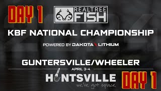 KBF NATIONAL CHAMPIONSHIP 2024  DAY 1  Guntersville Lake [upl. by Atalayah28]