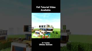 Modern House Minecraft Teaser shorts minecraft [upl. by Aramoiz]