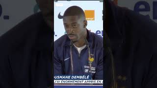 😂🇫🇷 Quand Dembélé doit trouver une qualité et un défaut à Mbappé  shorts [upl. by Veneaux]