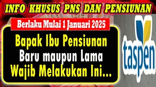 🔴INFO GENTING  TASPEN PERBAHARUI APLIKASI INI PENSIUNAN LAMA BARU WAJIB LAKUKAN INIJIKA TIDAK [upl. by Judye393]