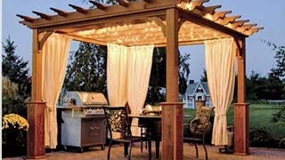 20 ideas de pergolas de madera para terraza y jardines [upl. by Carlita]