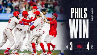 Padres vs Phillies Game Highlights 61824  MLB Highlights [upl. by Song]