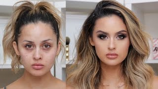 FULL COVERAGE GLAM MAKEUP TUTORIAL [upl. by Maillil726]