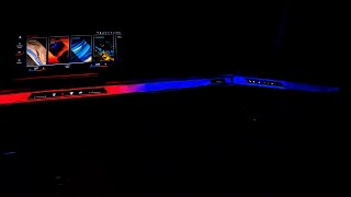 BMW 7 Series G70  My Modes  Interior Ambient Lighting  Interaction Bar [upl. by Rosol]