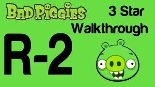 Bad Piggies R2 Road Hogs Level R2 3 Star Walkthrough  WikiGameGuides [upl. by Filiano975]