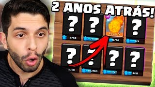 TESTEI O DECK DO MEU PRIMEIRO VÃDEO 2 ANOS ATRÃS DE CLASH ROYALE [upl. by Kristal]