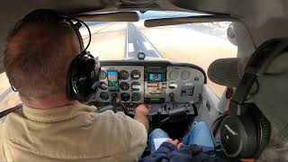 Cessna 172N Engine Failure Training Abort Take Off Impossible Turn [upl. by Lletniuq49]