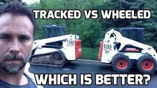 Heavy Equipment Comparison Tracked vs Wheeled Skid Steer [upl. by Ispep]