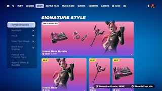 Fortnite Item Shop for November 10th 2024 NEW HEXED HAZE SKIN [upl. by Ajiat486]