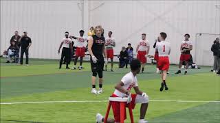 Ogemaw Heights 2020 DETE Jere Getzinger highlights with Z6NE A 7on7 [upl. by Eilatam]