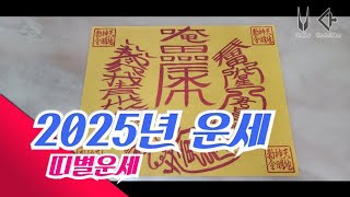 2025년 운세 띠별운세 용띠 뱀띠 말띠 양띠 운세 2025년운세 운세 띠별운세 [upl. by Nylorac]