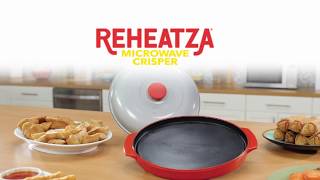 Reheatza Crisper Pan How to Use As Seen on TV [upl. by Notserc]